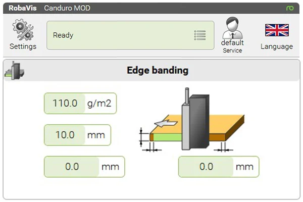 Термоклеевая машина для кромкооблицовки CANDURO 2